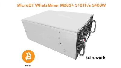 WhatsMiner M66S+ 318Th/s